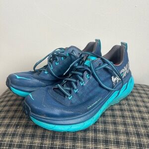 Hoka Challenger ATR 4 Women's Size 8 Navy Teal‎ Trail Running Shoes